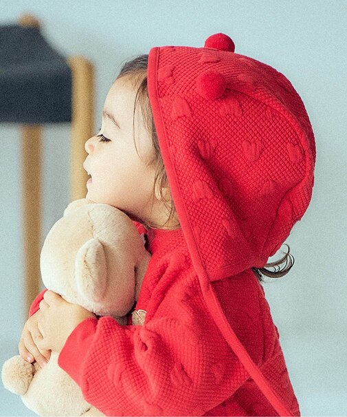 tiny bear Palette ジャガードボンネット