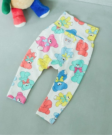 tiny bear Palette 総柄レギンス  10分丈