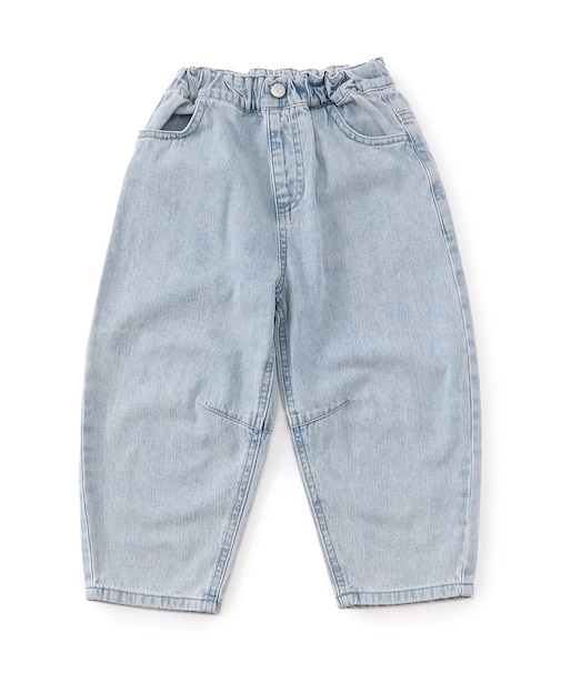 カーブデニムパンツ(セットアップ可) 10分丈