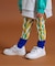 DAISUKI 総柄パンツ  9分丈