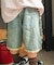 レオパードフリルパンツ  6分丈