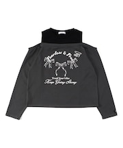 肩あきレイヤードロンT