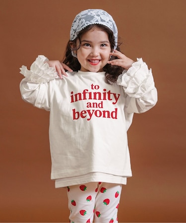 裾レース2Pセット長袖Tシャツ