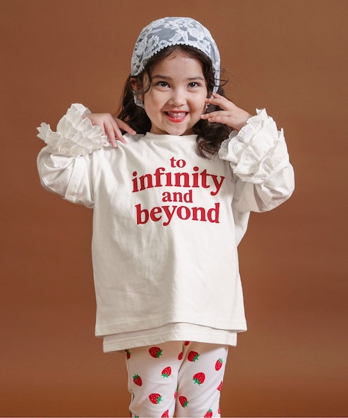 裾レース2Pセット長袖Tシャツ