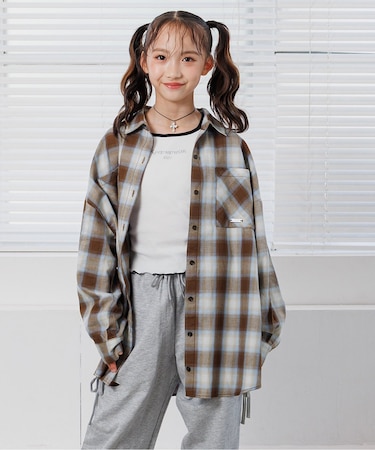 メニWAYチェックシャツ
