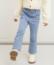 フレアエブリパンツ  10分丈 スーパーストレッチ