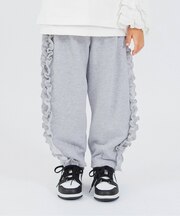 girlsバレルレッグスウェットパンツ 10分丈