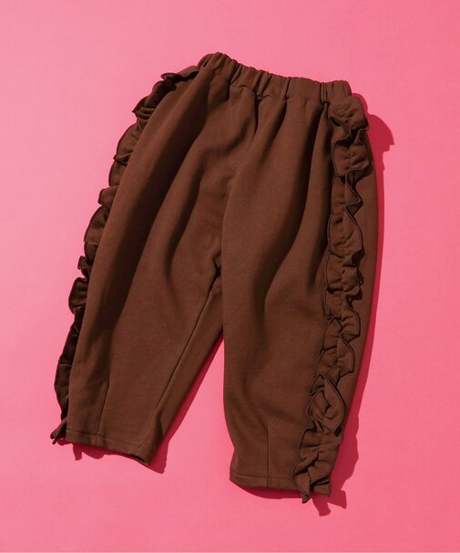 girlsバレルレッグスウェットパンツ  10分丈
