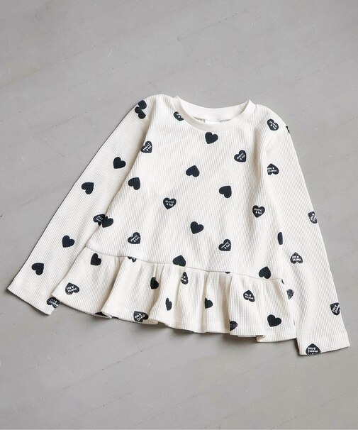 ワッフルペプラムTシャツ