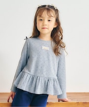 ワッフルペプラムTシャツ