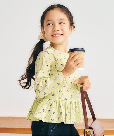 ワッフルペプラムTシャツ