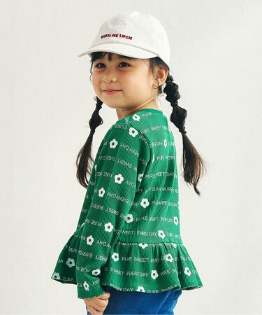 ワッフルペプラムTシャツ