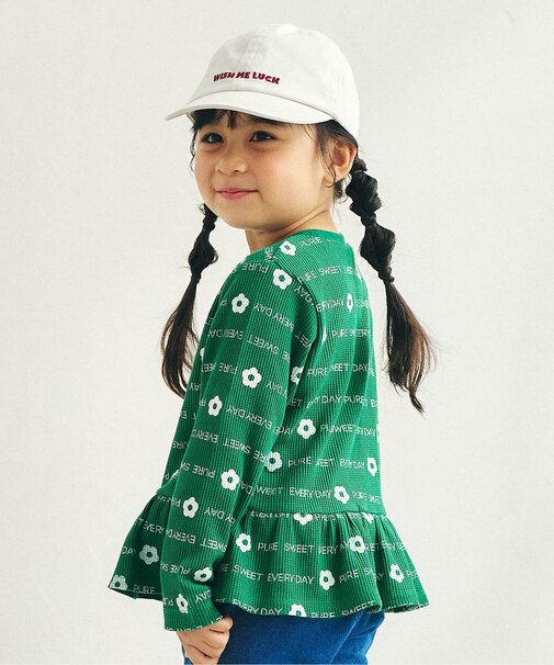 ワッフルペプラムTシャツ