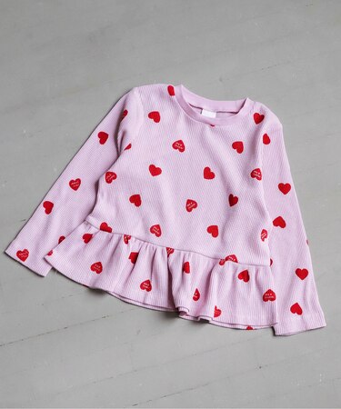 ワッフルペプラムTシャツ
