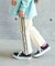 WEB限定 なみなみラインフレアパンツ  10分丈