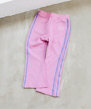WEB限定 なみなみラインフレアパンツ 10分丈