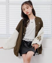 フラワーアップリケスタジャン