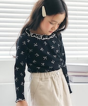 【リンク】ワッフルアソート襟フリルTシャツ