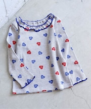【リンク】ワッフルアソート襟フリルTシャツ