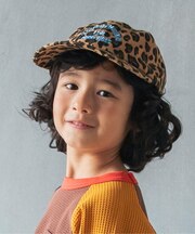 総柄キャップ