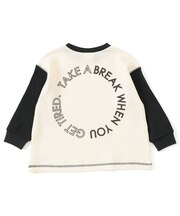 WEB限定  総柄＆ロゴワッフルTシャツ