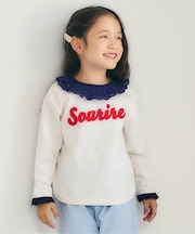 レースドッキングロゴTシャツ