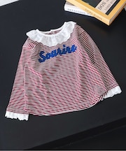 レースドッキングロゴTシャツ