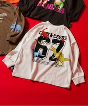 4色4柄ダイナソーバリエーションTシャツ