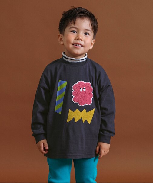 BIT'Z 4色4柄サガラワッペン長袖Tシャツ