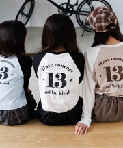 【puchily プチプラライン】バックナンバリングロンT