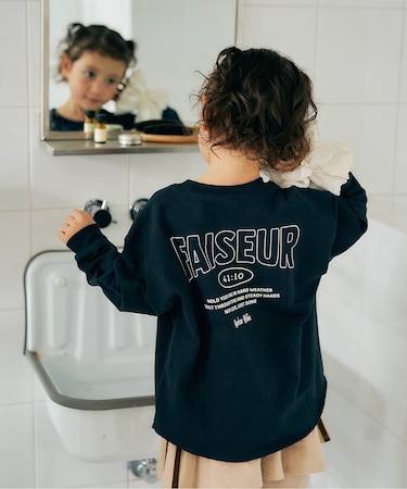 アソートロゴスウェットライクTシャツ