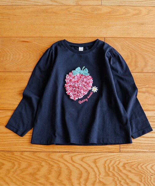 いちご・さくらんぼモチーフTシャツ