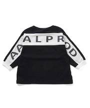 【AAAL PROD】切り替えプリント長袖Tシャツ
