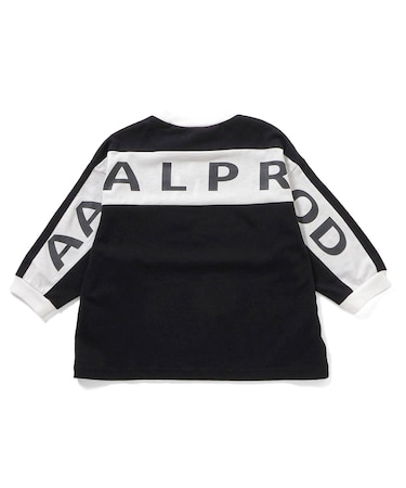 【AAAL PROD】切り替えプリント長袖Tシャツ