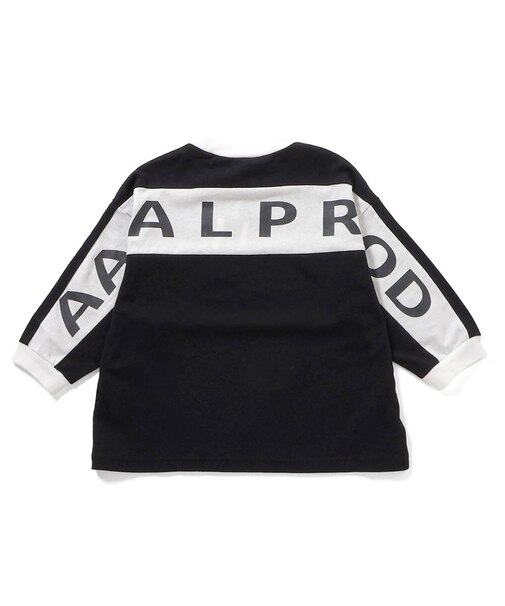 【AAAL PROD】切り替えプリント長袖Tシャツ
