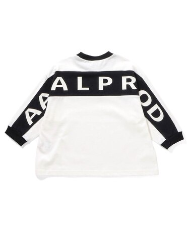 【AAAL PROD】切り替えプリント長袖Tシャツ