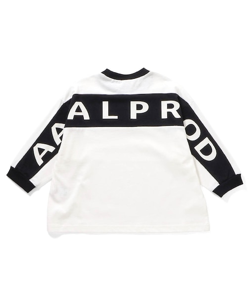 【AAAL PROD】切り替えプリント長袖Tシャツ