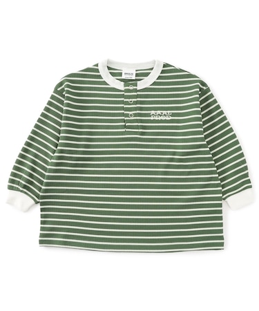 【AAAL PROD】ヘンリーネックTシャツ