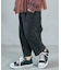WEB限定  ゆったりタックデニムパンツ