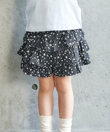 ティアードキュロットパンツ