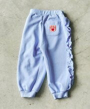 フリルスウェットパンツ 10分丈