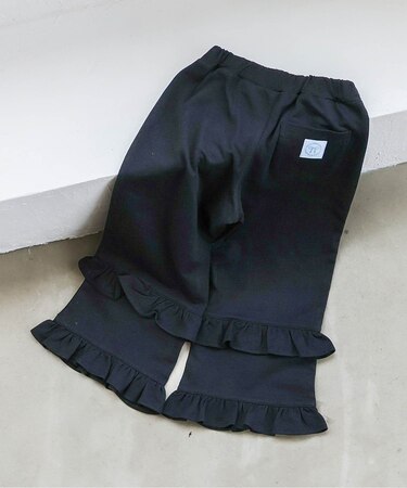 ダブルフリルスウェットパンツ 10分丈
