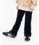 DAISUKI カットコールフレアパンツ  10分丈