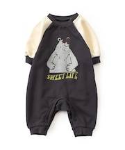 WEB限定 【リンク】バラエティ裏毛カバーオール