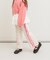 サイドフリルワッフルパンツ  10分丈