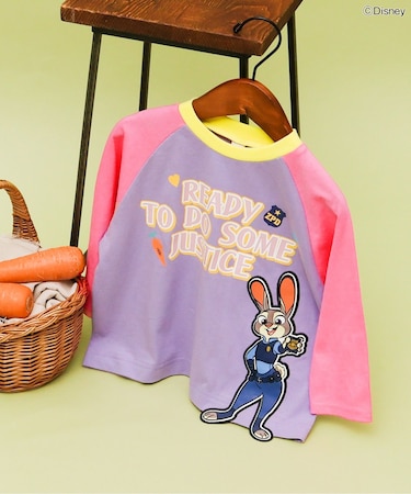 ディズニーキャラクター【ズートピア】3柄モチーフTシャツ