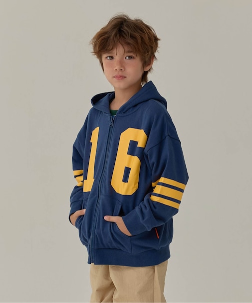 WEB限定 KUDOZ.B ナンバリングジップパーカー