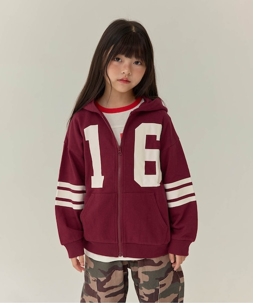 WEB限定 KUDOZ.B ナンバリングジップパーカー