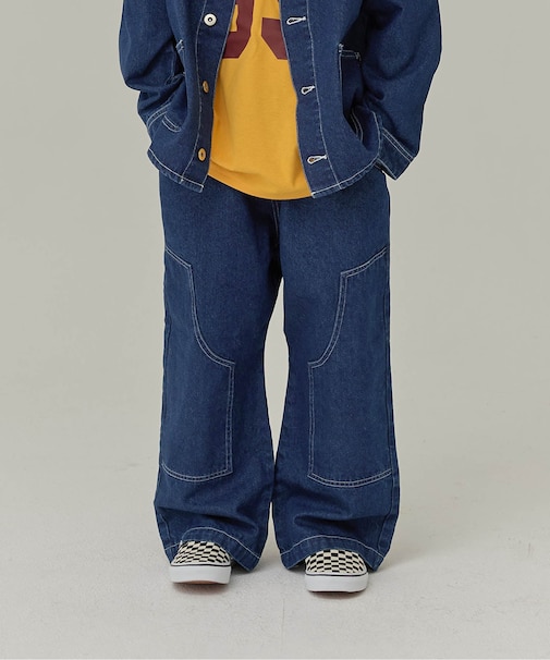 WEB限定  KUDOZ.B ダブルニーパンツ(セットアップ可)  10分丈
