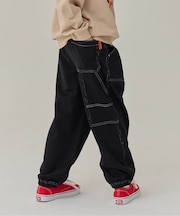 WEB限定 KUDOZ.B カットペインターパンツ 10分丈